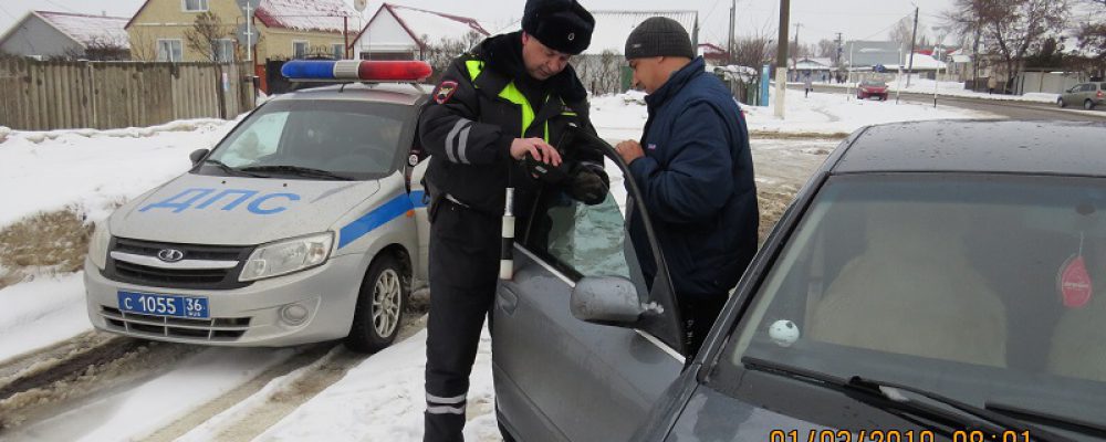 На территории Воронежской области проводилось профилактическое мероприятие «Маршрутное такси»